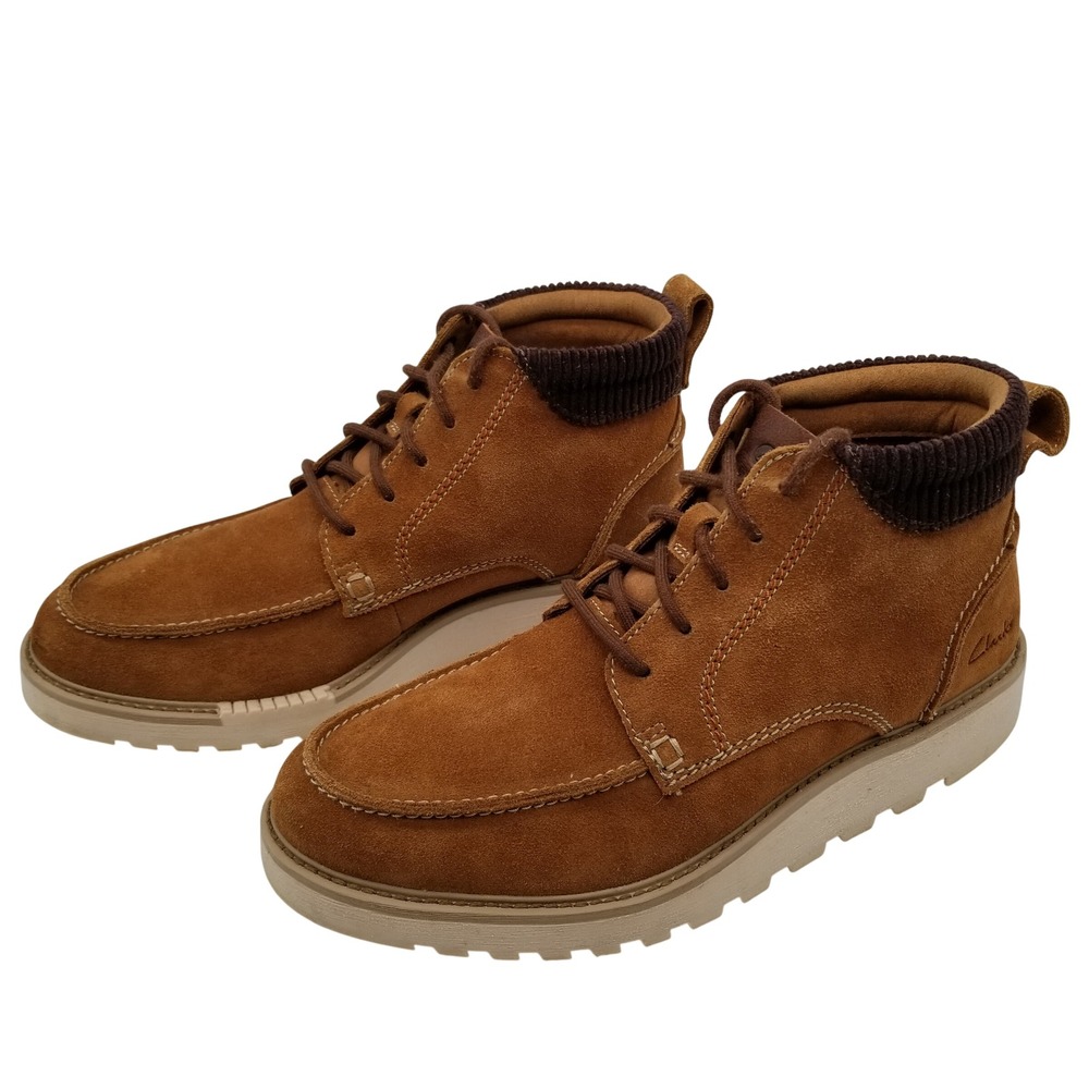 Clarks Collection Mens Tan Suede Chukka Boots Extreme Comfort 10.5 261673157095